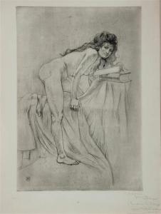 RASSENFOSSE RICHARD,FEMME À SA TOILETTE - TÊTE,Tajan FR 2014-12-05