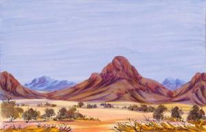 RATARA Norman 1935-1994,Central Australian Landscape,Bonhams & Goodman AU 2009-10-11