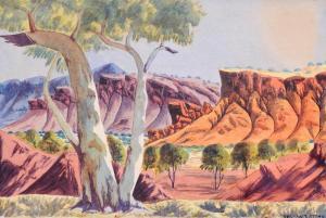 RATARA Norman 1935-1994,View To The Gorge, James Range,Elder Fine Art AU 2021-04-18