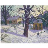 RATCLIFFE William Whitehead 1870-1955,COTTAGE UNDER SNOW, SWEDEN,Sotheby's GB 2007-11-06