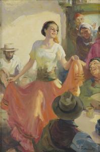 RATTERMAN Walter G 1887-1944,Gypsy Dancer,Swann Galleries US 2018-12-06