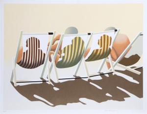 RAUCHER Hava 1944,The Beach Group,1980,Ro Gallery US 2023-04-14
