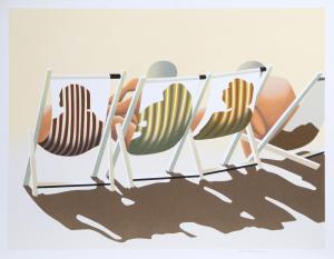 RAUCHER Hava 1944,The Beach Group,1980,Ro Gallery US 2023-07-06