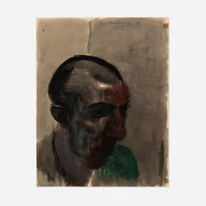 RAUCHWERGER Jan 1942,Portrait of the Artist Pichhadze,1989,Rago Arts and Auction Center 2023-12-14