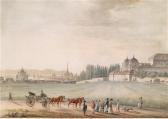RAULINO JOHANN TOBIAS 1787-1838,Blick auf Wien vom Belvedere,1817,Palais Dorotheum AT 2010-10-12