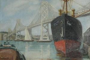 Raulston Marion Churchill 1886-1955,Oakland Bay Bridge,1937,Trinity Fine Arts, LLC US 2008-07-20