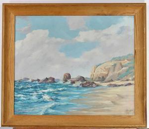 Rausch H,Crashing Waves,1947,Clars Auction Gallery US 2017-06-17