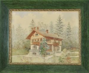 RAUSCH H 1800,Jagdschloss am Waldrand,1900,Allgauer DE 2013-01-12