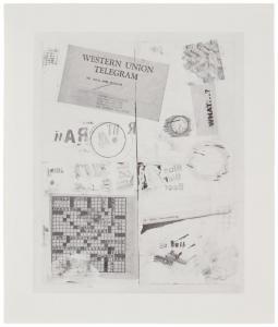 RAUSCHENBERG Robert,Dwan Gallery Western Union Telegram,1962,John Moran Auctioneers 2024-03-26