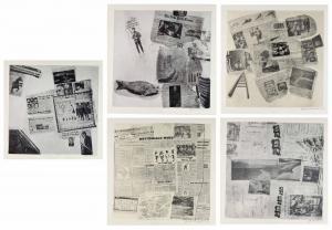 RAUSCHENBERG Robert 1925-2008,Features from Currents,1970,Christie's GB 2018-02-28