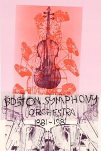 RAUSCHENBERG Robert 1925-2008,Poster for Boston Symphony Orchestra,1981,Bruun Rasmussen 2018-12-18