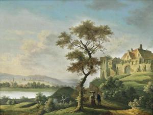 RAUSCHER JOHANN ALBRECHT FRIEDRICH 1754-1808,Companion Pieces: River Landsapes,Stahl DE 2020-05-16