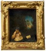 RAUSCHNER Christian Benjamin 1723-1793,CHILD IN A GROTTO, CRYING,1770,Villa Grisebach DE 2013-11-28