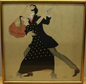 RAUTH Leo 1884-1913,Twostep - Danseurs,1910-1,Art Valorem FR 2022-02-24