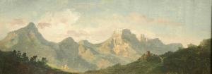 Ravanat Théodore 1812-1883,Vue panoramique de la Chartreuse et de la dent de ,Sadde FR 2019-06-19