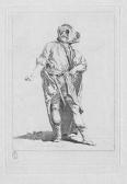RAVENET Simon Francois I 1706-1774,Stehender Mann mit Degen am Bund,Galerie Bassenge DE 2020-06-03