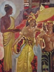 RAVENZWANY T.V,three Balinese women,Crow's Auction Gallery GB 2017-07-05
