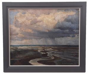 RAVETON de Pierre Edouard 1900-1900,Coastal scene,20th century,Keys GB 2019-08-28