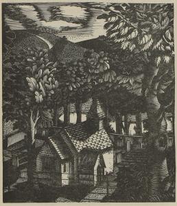 RAVILIOUS Eric 1903-1942,Church Under a Hill,1928,Sworders GB 2024-04-09