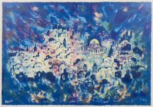 RAVIV VOROBEICHIC Moshe 1904-1995,Jerusalem the Golden,1985,Jeschke-Greve-Hauff-Van Vliet 2019-06-21