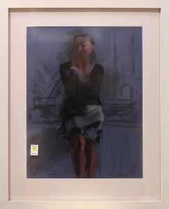 RAVIZZA Barbara 1941,Portrait of a Seated Women,Clars Auction Gallery US 2013-03-16
