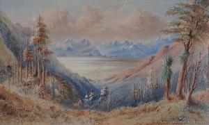 RAWORTH William Henry 1820-1905,Southern Landscape,1870,International Art Centre NZ 2015-11-11
