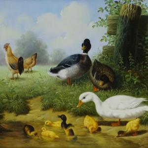 RAY Jacob 1957,Poultry in the farmyard,Burstow and Hewett GB 2019-08-21