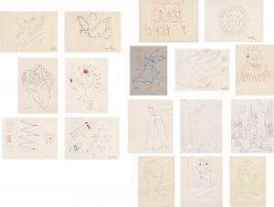 RAY MAN 1890-1976,A collection of drawings,1965,Phillips, De Pury & Luxembourg US 2013-12-12