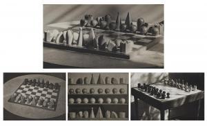 RAY MAN 1890-1976,Chess Pieces. Four Studies,Christie's GB 2024-04-03