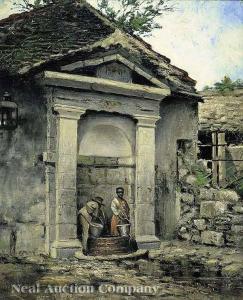 RAY Melvin Brown 1853-1937,The Old Well House,Neal Auction Company US 2008-02-24