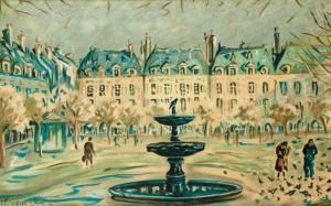 RAYNAL Josy 1937-2013,Place des Vosges,Artprecium FR 2014-09-18