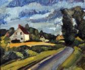 RAYNER William F. 1932-1940,COTTAGES IN A LANE,Keys GB 2013-07-12