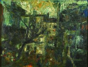 RAZA Sayed Haider 1922-2016,VIEILLES MAISONS A PARIS,1958,Cornette de Saint Cyr FR 2010-10-23