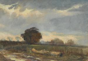 READ Robert 1900-1900,Evening, Near Weedon Lois,Bamfords Auctioneers and Valuers GB 2021-07-20