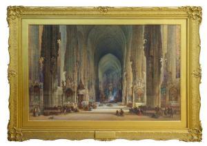 READ Samuel 1816-1883,Interior of St Stephen's, Vienna,1866,Reeman Dansie GB 2018-04-10