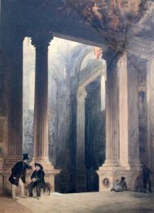 READ Samuel 1798-1883,The Entrance to the Painted Hall,1843,Gorringes GB 2017-07-04