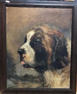 READ Stanley L,St Bernard dog,1953,Andrew Smith and Son GB 2019-03-26