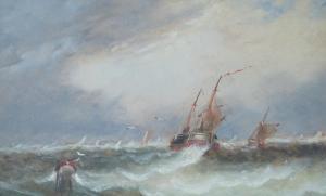 READY William James Durant 1823-1873,Shipping at sea,Gorringes GB 2023-01-09