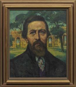 rebel Carl Max 1919,"Arnold Böcklin". Brustbildnis,1947,Schloss DE 2020-11-28