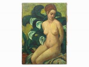 rebel Carl Max 1919,Female Nude with Calla,1919,Auctionata DE 2015-01-29