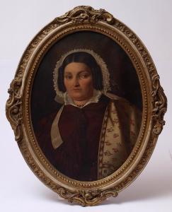 REBEL Christian 1858-1877,Zwei Portraits des Johann bzw,Bloss DE 2017-03-20