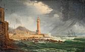 REBELL Joseph 1787-1828,Lighthouse,1814,Nagyhazi galeria HU 2016-12-13