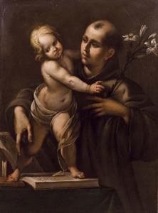 RECCHI Giovanni Paolo 1600-1686,Sant'Antonio e Gesù Bambino,Finarte IT 2010-12-18