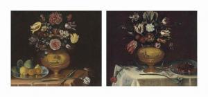 RECCO Giacomo 1603-1653,Roses, tulips, jasmine and other flowers in an urn,Christie's GB 2016-04-14