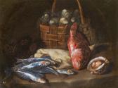 RECCO Giovan Battista,Still Life with Redfish, Sardines, Sea Urchin and ,Van Ham 2021-11-18