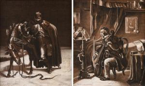 RECHEL ERNST,Auf Rusland Eis/On Russia's Ice" and "Das Sch,19th century,Simpson Galleries 2018-05-19