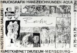 RECHN GUNTHER 1944,Plakat zur Ausstellung im Kunstkabinett,Leipzig DE 2016-02-27