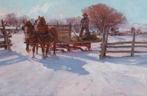 REDDEN Grant 1961,Wyoming Winter,2018,Scottsdale Art Auction US 2023-08-26