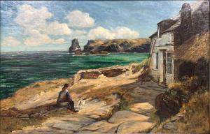 REDGATE Arthur William 1860-1906,Cornish coastal scene,Gilding's GB 2022-09-06