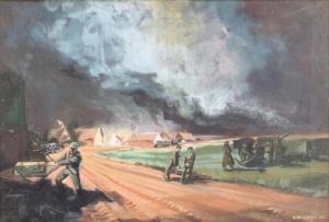 REDGROVE,Second World War soldiers in an extensive landscape,Denhams GB 2016-07-06